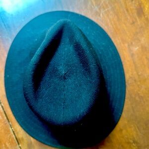 Kangol Black Fedora Hat Timeless Style